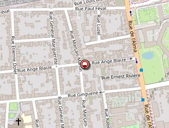 Carte de Richard Guérin à Rennes