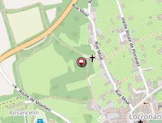 Carte de Co'sac à Locronan