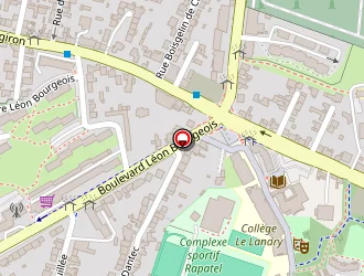 Carte de Cercle Paul Bert Rapatel à Rennes