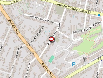 Carte de Institut Pastel à Rennes