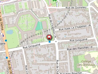 Carte de Tréhot Jacques à Rennes