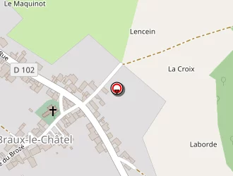 Carte de Circuit De Randonnee N°10 à Braux-le-châtel