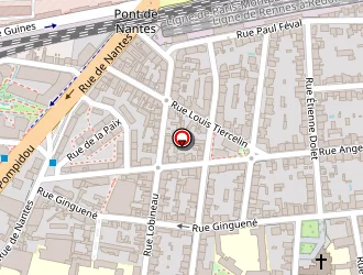 Carte de La Maison D'ilona à Rennes