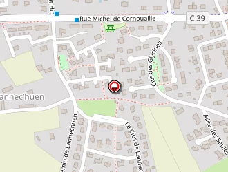 Carte de Les Genets D'or Uve 7 (association) à Briec