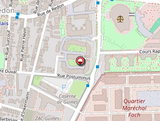 Carte de Etablissements Frere à Rennes