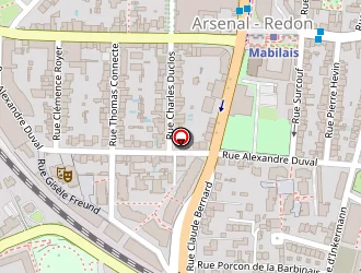 Carte de Moto Axxe à Rennes