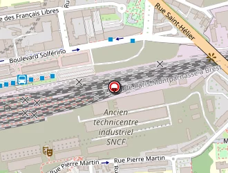 Carte de Angibot à Rennes