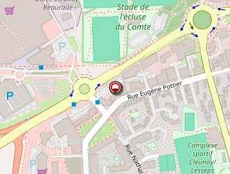 Carte de Bibliothèque Cleunay à Rennes