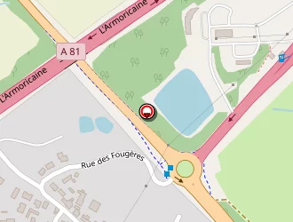 Carte de Fonderie Waeles Industries à Changé