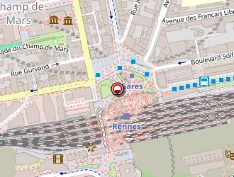 Carte de Coste Angèle à Rennes