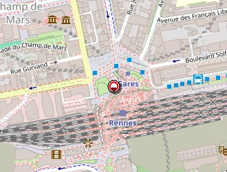 Carte de Soeur Kerr à Rennes