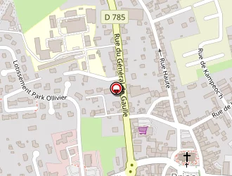 Carte de Le Belagio à Briec