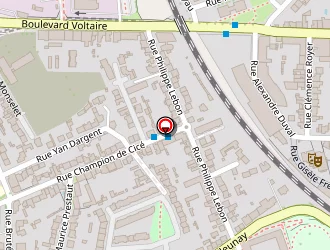 Carte de Duval Catherine à Rennes