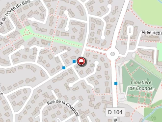 Carte de Le Gall Hervault Catherine à Changé