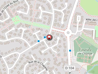 Carte de Les P'tits Changeens à Changé