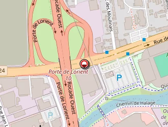 Carte de Du Stadium à Rennes