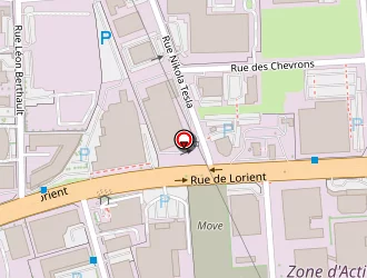 Carte de Smac à Rennes