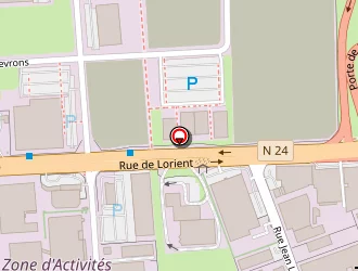 Carte de Etablissements Maillard à Rennes