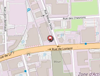 Carte de Comptoir Electrique Français (cef) à Rennes