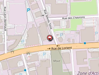 Carte de Nutagri Bretagne à Rennes