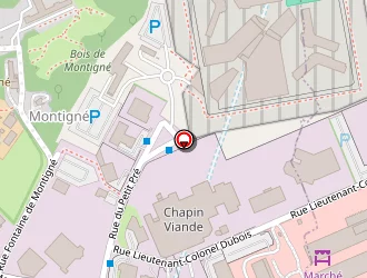 Carte de Isol Faces à Vezin-le-coquet