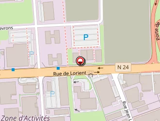 Carte de Sodico à Rennes