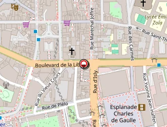 Carte de H.v.d.i.s à Rennes