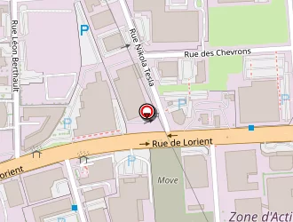 Carte de Sce Etancheite à Rennes