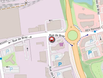 Carte de Carrefour Market Sas Direction Exploitation Ouest à Cesson-sévigné