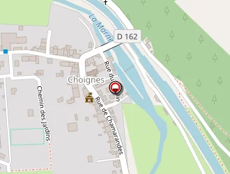 Carte de Usine De Pompage à Chamarandes-choignes