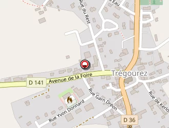 Carte de Yaouanc Chantal à Trégourez