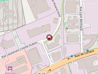 Carte de Batistyl Menuiseries à Rennes