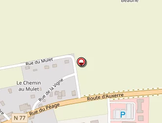 Carte de Christian Malbrel à Auxon