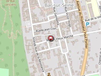 Carte de Aldi Marché à Bar-sur-seine