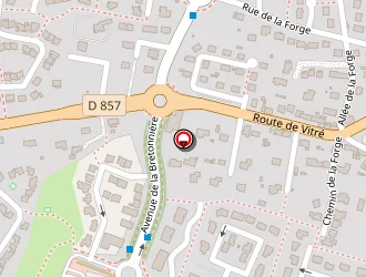 Carte de Le Catiz à Châteaubourg