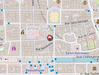 Carte de L'ambassade à Rennes