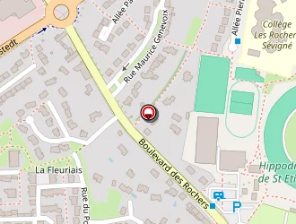 Carte de Déhaut à Vitré