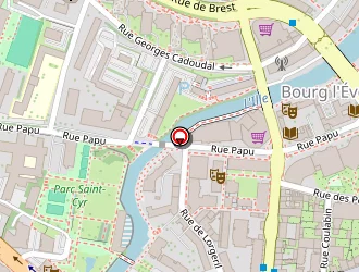 Carte de La Paillette Mjc à Rennes