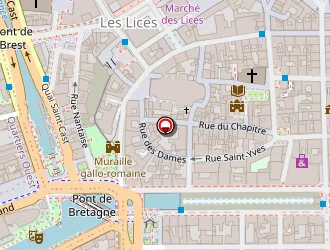 Carte de Bycyclette à Rennes