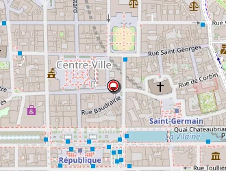 Carte de Ronan Artisan Coiffeur à Rennes