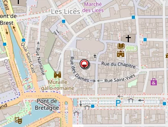 Carte de L'atelier Macaria à Rennes