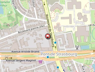 Carte de Alan Coiffure à Rennes