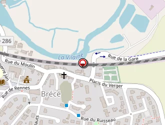 Carte de Mairie à Brécé