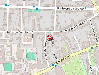 Carte de Le Roux Gilles à Rennes