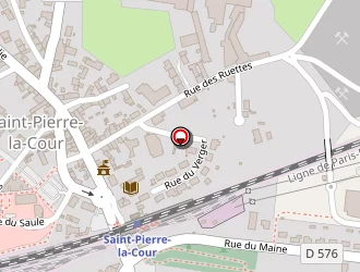 Carte de Carrefour Express à Saint-pierre-la-cour