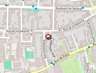 Carte de Adinlive à Rennes