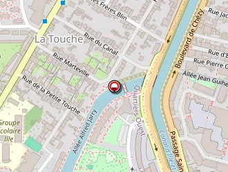 Carte de E-influence à Rennes