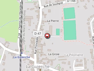 Carte de Agence Postale à Guierche (la)