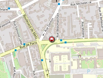 Carte de La Poste à Rennes