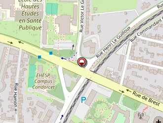 Carte de L'amiraute à Rennes